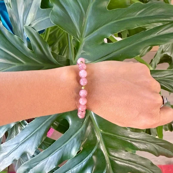 Agate & Hematite bracelet (one) - Picture 5 of 7